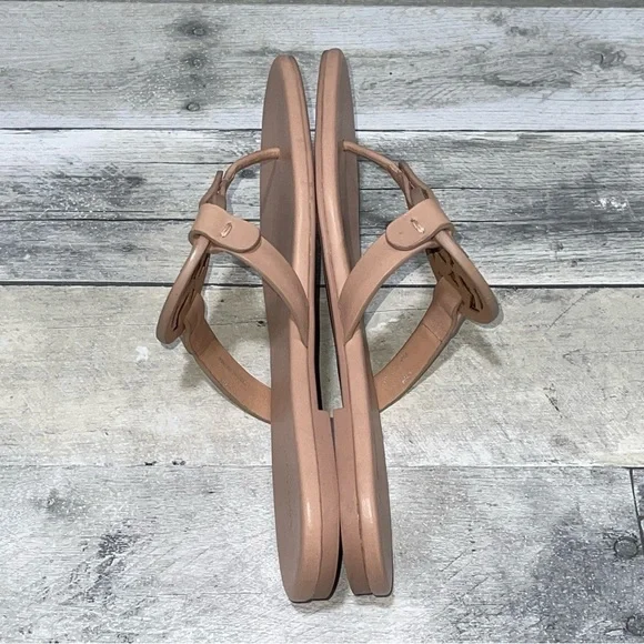 TORY BURCH Miller Soft Sandal - Light Makeup - SZ - 6.5 .US - Picture 5 of 9
